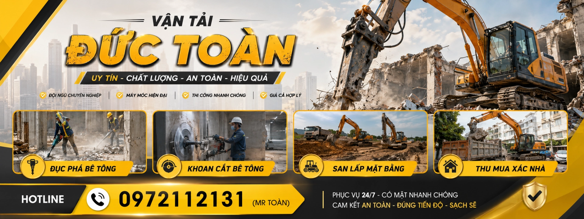 thuê máy đào theo giờ chuyên nghiệp Bình Phước